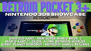 Retroid Pocket 3+ Nintendo 3DS Gameplay Showcase | Retroid Pocket 3 Plus | Emulation | Mario | Zelda