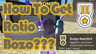 How to get Ratio, Bozo  Secret Badge in Find The Markers Roblox 2023