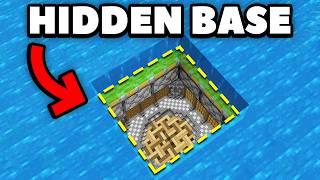 I Built a Secret Base Under The Ocean in Minecraft Hardcore