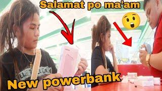 Salamat po sa nag sponsor ng powerbank.