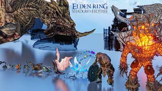 INSANE 70+ Elden Ring DLC Monsters, Bosses & Wildlife Size Comparison   [10K Subs Celebration]