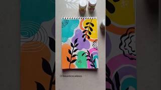 Try this! Creative canvas painting ideas #shorts #bohoart #canvas #shortsvideo #drawing #painting