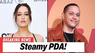 Pete Davidson gets cozy with Elsie Hewitt on romantic palm beach getaway