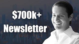 He Built a $700k Newsletter In 14 Months