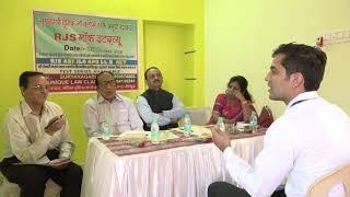 JITENDRA DUKIYA 15th rank in RJS exam MOCK INTERVIEW conducted by SULC 3