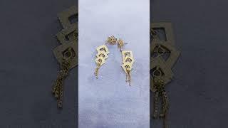 different types of earrings designs #gold#short#Crafter Girl Sakshi