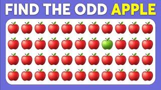 Find The Odd Emoji Out - Fruit Edition | Emoji Quiz | Part 38