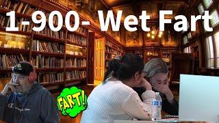 Funny Wet Fart Prank Video | Phone Zex In The Library