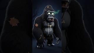 Spooky Halloween Wild Animal Sounds Song | Learn Wild Animals Names for Kids