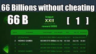 66 Billions without cheating  .. join discord .. #wormaxio #wormax #HENNO_GAMES