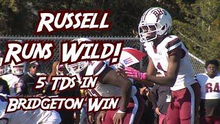 Bridgeton 35 ACIT 21 | West Jersey Football League | Jeremiah Russell 5 TDs for the Bulldogs!