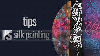 More TIPS on using Transparent Resist (gutta) and Mistakes to avoid. Silk Painting.