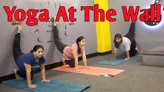 Yoga At The Wall || Wall Yoga Flow || Wall Yoga 
