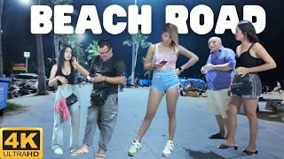 STUNNING VIEW on PATTAYA Beach Road Right Now! 2024 OCTOBER - Thailand Walking Tour 4K