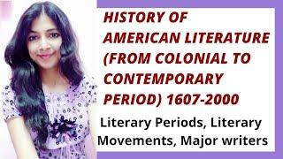 History of American Literature | American Literature | American Literary Periods and Movements