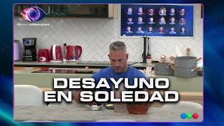 En una casa llena de gente, Claudio comienza el día solo y en silencio - Gran Hermano