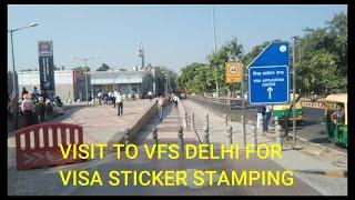 VISA STAMP FOR GERMANY VISA! VFS GLOBAL DELHI