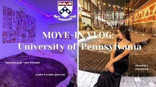 UPENN move-in vlog| museum gala, unpacking, trader joe's, target, shopping