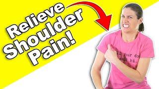 Get Relief From Shoulder Pain With This EASY, Real-time Routine!