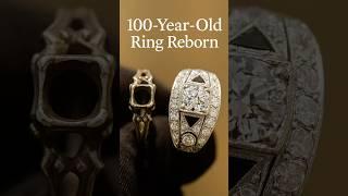 A 100-Year-Old Ring Reborn in Platinum