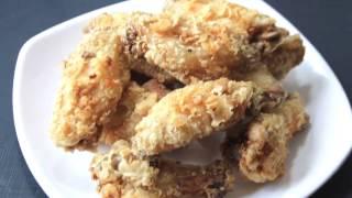 light & crispy chicken wings/no egg wash needed -- Cooking A Dream