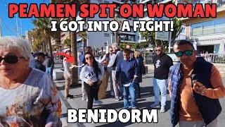 Peamen Scammers SPIT on Old Woman in Benidorm! - I got into a FIGHT!