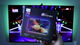 Govee Immersion Smart TV Backlights Review & Unboxing - Best Budget Ambient TV Lights!