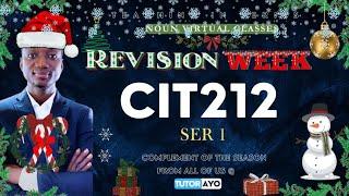 CIT212 REVISION | SER 1