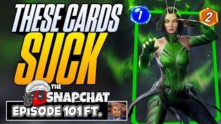 The WORST CARDS in Marvel Snap | Agent Venom & Scream Review | The Snap Chat Podcast #101