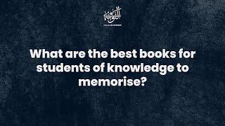 Q&A || Best beginners books to memorise?  || Shaykh Saeed Hassan