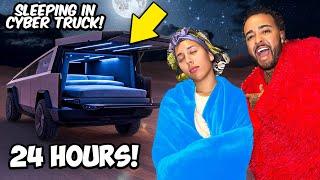 SLEEPING OVERNIGHT IN A TESLA CYBERTRUCK! *Never Again*