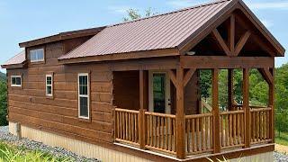 Amazing Cozy Lincoln Park Model Log Cabin Can Sleep Up To 6 People with Available Loft