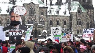 Manifestation pour la réforme électorale