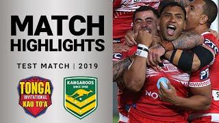 Tonga Invitational v Australia | Match Highlights | Test, 2019 | Internationals