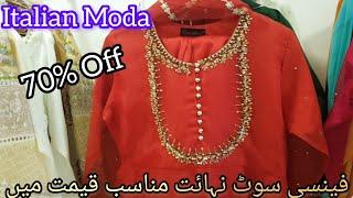 Italian Moda Fancy Dresses Sale Upto 70% Off || Italian Moda Ready to Wear Dresses September 2024