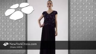 J Kara 4485E Dress - NewYorkDress.com