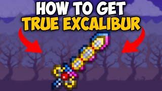 How To Get True Excalibur in Terraria 1.4.4.9 | Terraria How To Get True Excalibur