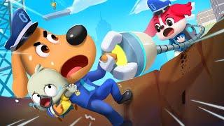 Never Play on Construction Sites | Safety Cartoon | Sheriff Labrador | Kids Cartoon | BabyBus