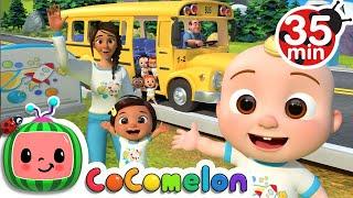 Wheels On The Bus (School Edition)  + More Nursery Rhymes & Kids Songs - CoComelon