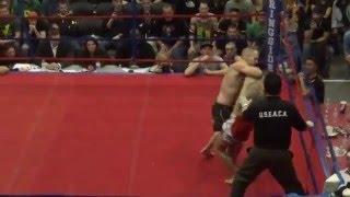 Jake Ramsey vs Ming Freeman Kobb Muay Thai (Round 1) 2/13/2016