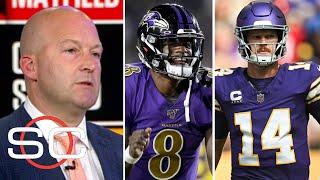 ESPN SC | Tim Hasselbeck breaks NFL Week 4: Vikings undefeated (4-0), Lamar leads Ravens crush Bills