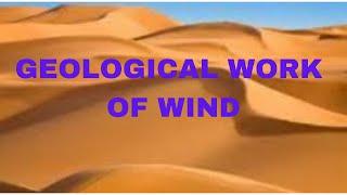 Geological Work of Wind