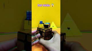 dotted trick on mirror cube ##cube masters #viral