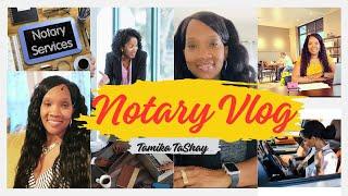 Day In The life of A Notary Public Vlog. General Notary,