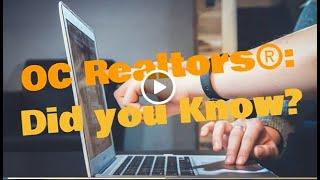 OC REALTORS: DID YOU KNOW???: SHORT TERM RENTAL INFORMATION