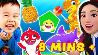 Addition Shark 1+1 to 5+5! & Colors Finger Family | Nursery Rhymes | More DoReMi Kids Songs