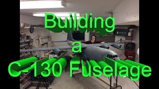 Building a 1/10th Scale C-130 fuselage! (Re-posted Video)