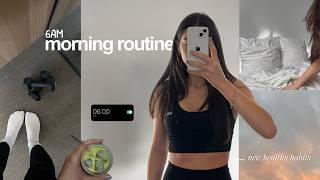 6AM MORNING ROUTINE 2025 | new productive & aesthetic healthy habits