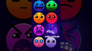 Geometry Dash Difficulty Face Names! (Ver. 2 Neon) #geometrydash  #art