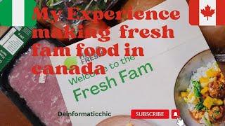How to make meal with Fresh Fam ingredients in Canada